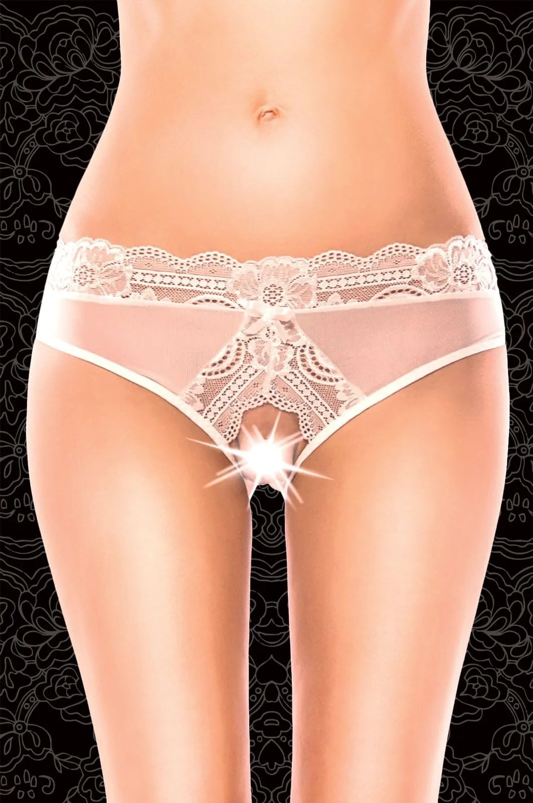 Эротическое стринги с доступом flirton 2712-1 белые в Мурманске
