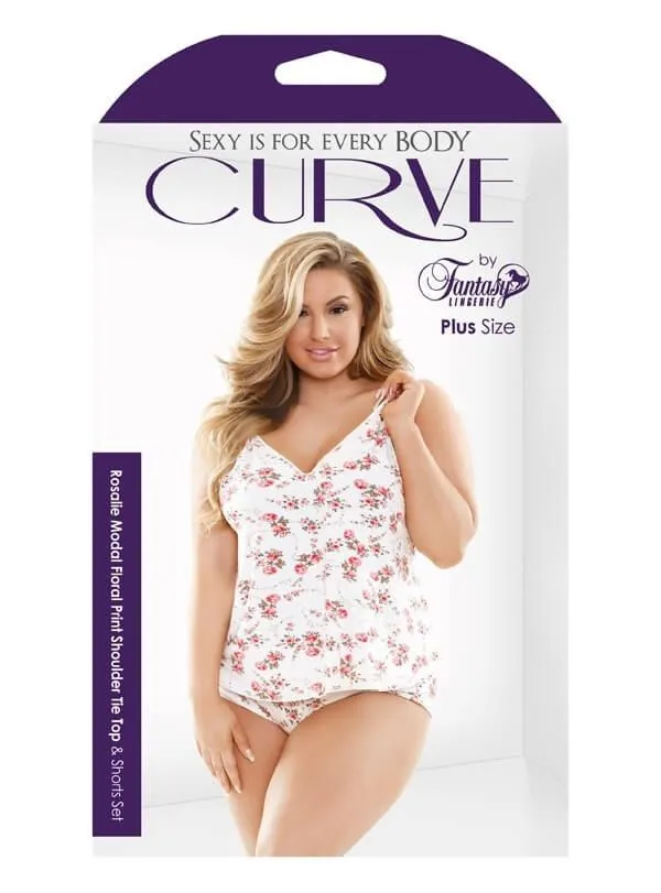 Эротическое комплект белья fantasy lingerie rosalie top set, белый в Мурманске