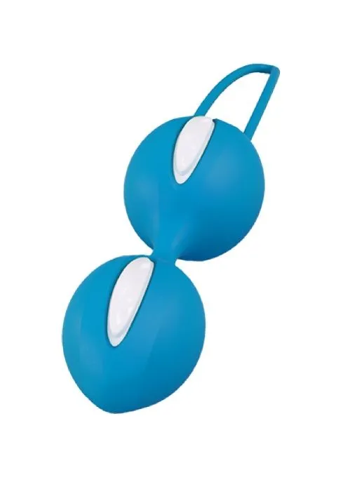 вагинальные шарики fun factory smartballs duo, ярко-голубые в Мурманске