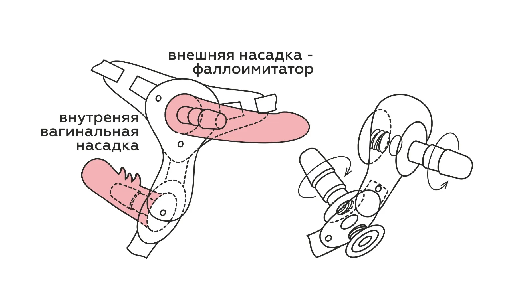 фаллоимитатор неоскин с поясом harness 836703ru в Мурманске