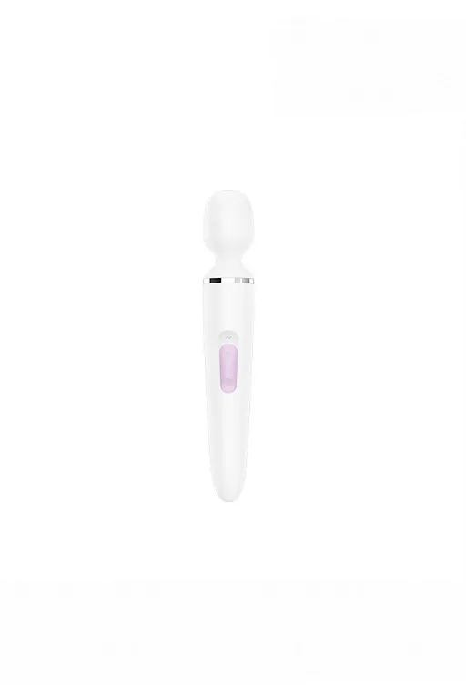 универсальный вибромассажер satisfyer wand-er woman (white/chrome) в Мурманске