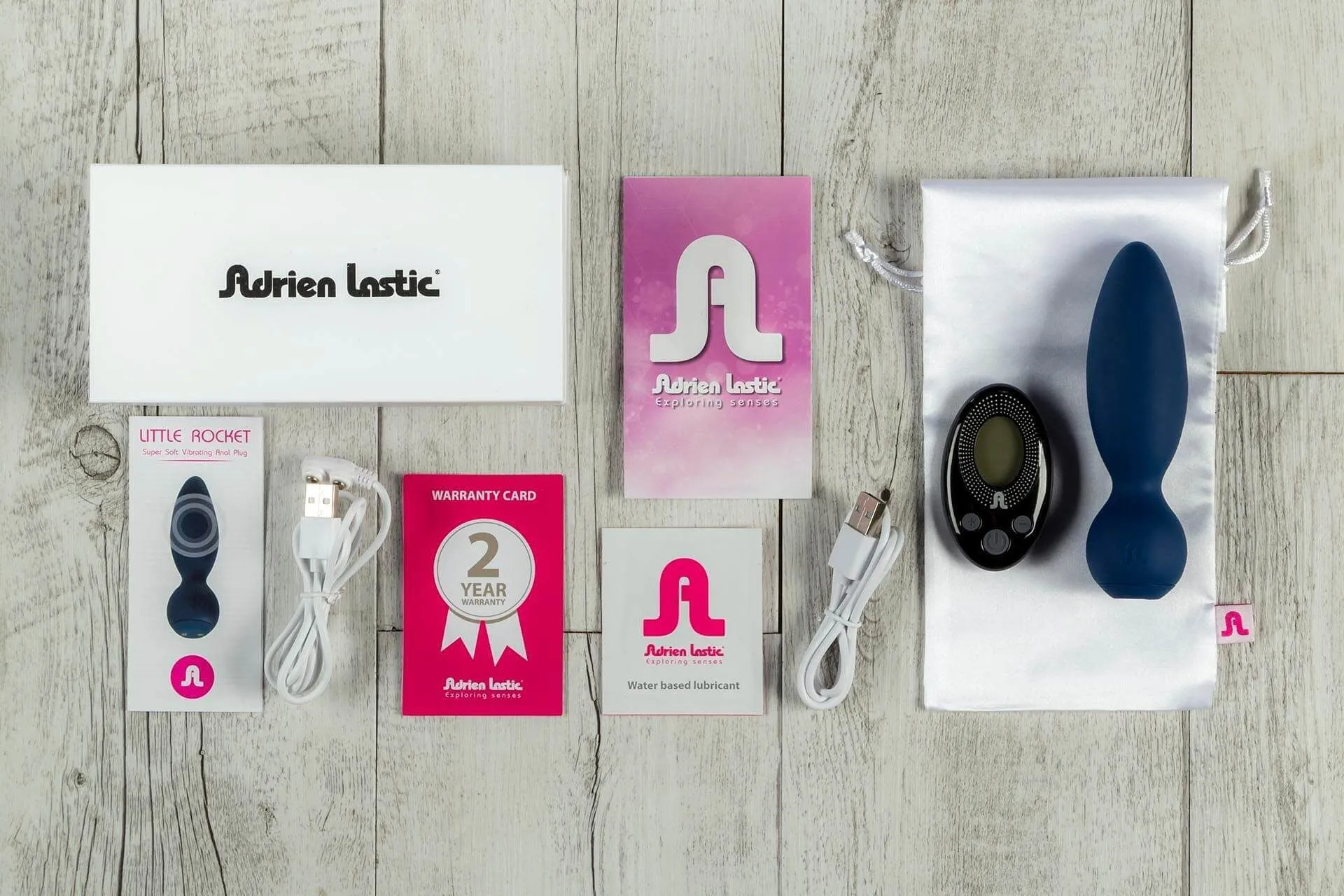 анальная пробка adrien lastic little rocket на ду, синяя в Мурманске