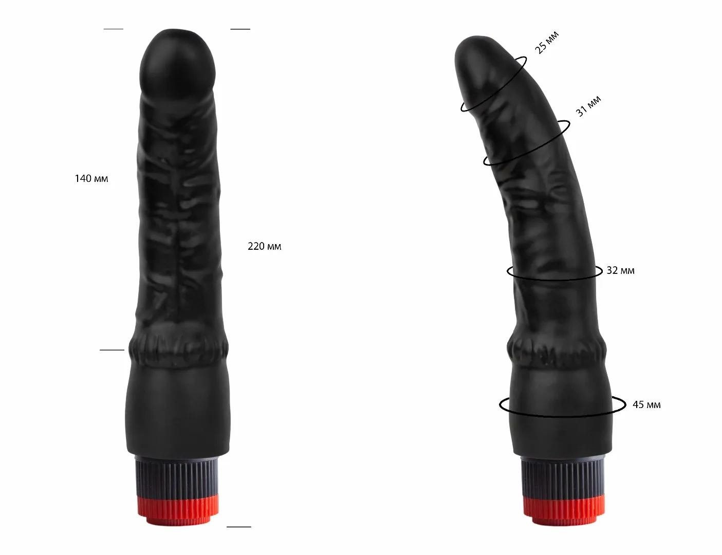 вибромассажер черный в ламинате 410300ru в Мурманске