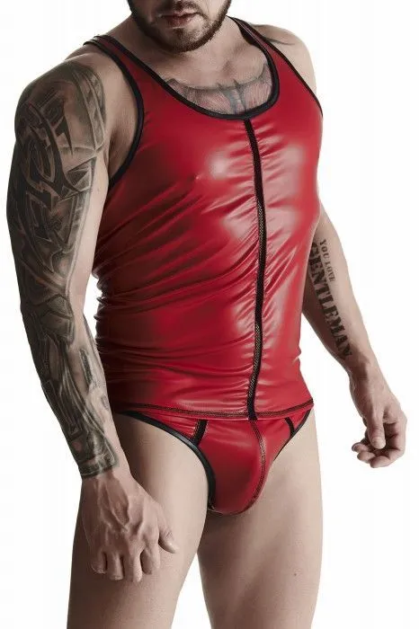 Эротическое мужская футболка без рукавов regnes, красная в Мурманске