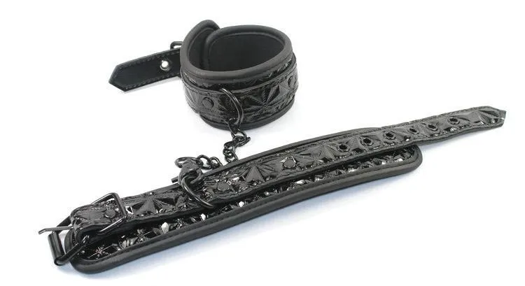 наручники декоративные aphrodisia wrists cuffs, черные в Мурманске