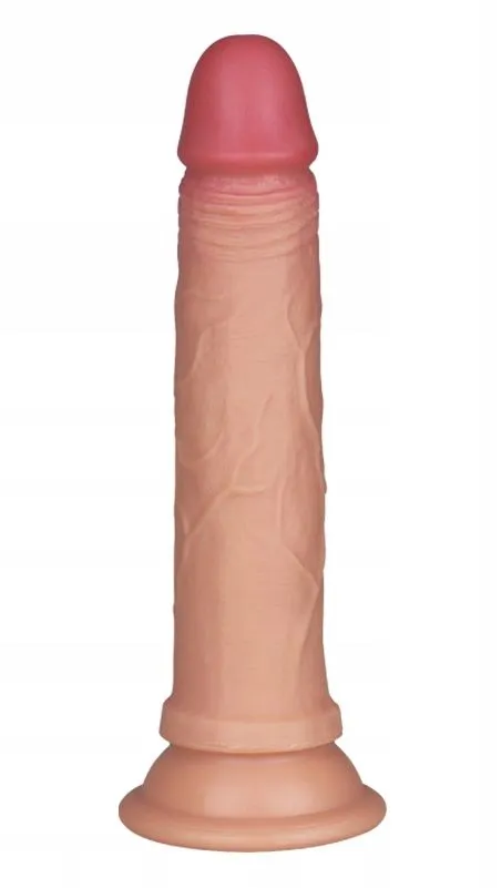 Фаллоимитатор 7 inch Dual layered Liquid Silicone Nature Cock, телесный