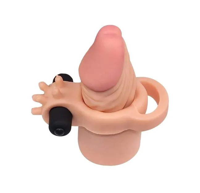 насадка на член lovetoy pleasure x-tender 7.5 inch, с вибрацией в Мурманске