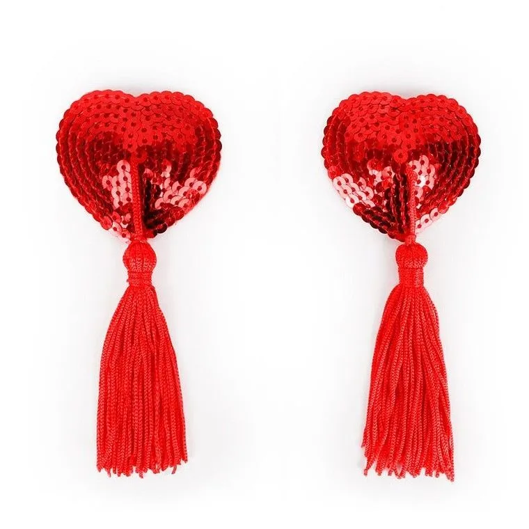 Эротическое пестисы notabu пайетки с кисточками красные в Мурманске