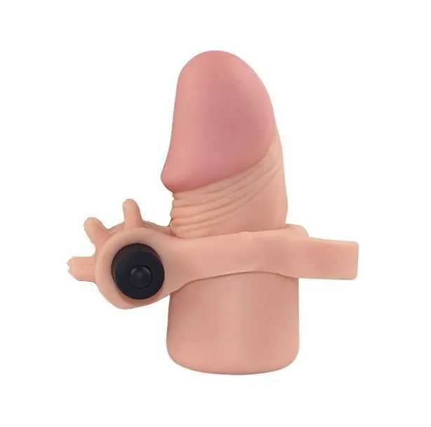 насадка на член lovetoy pleasure x-tender 7 inch, с вибрацией в Мурманске