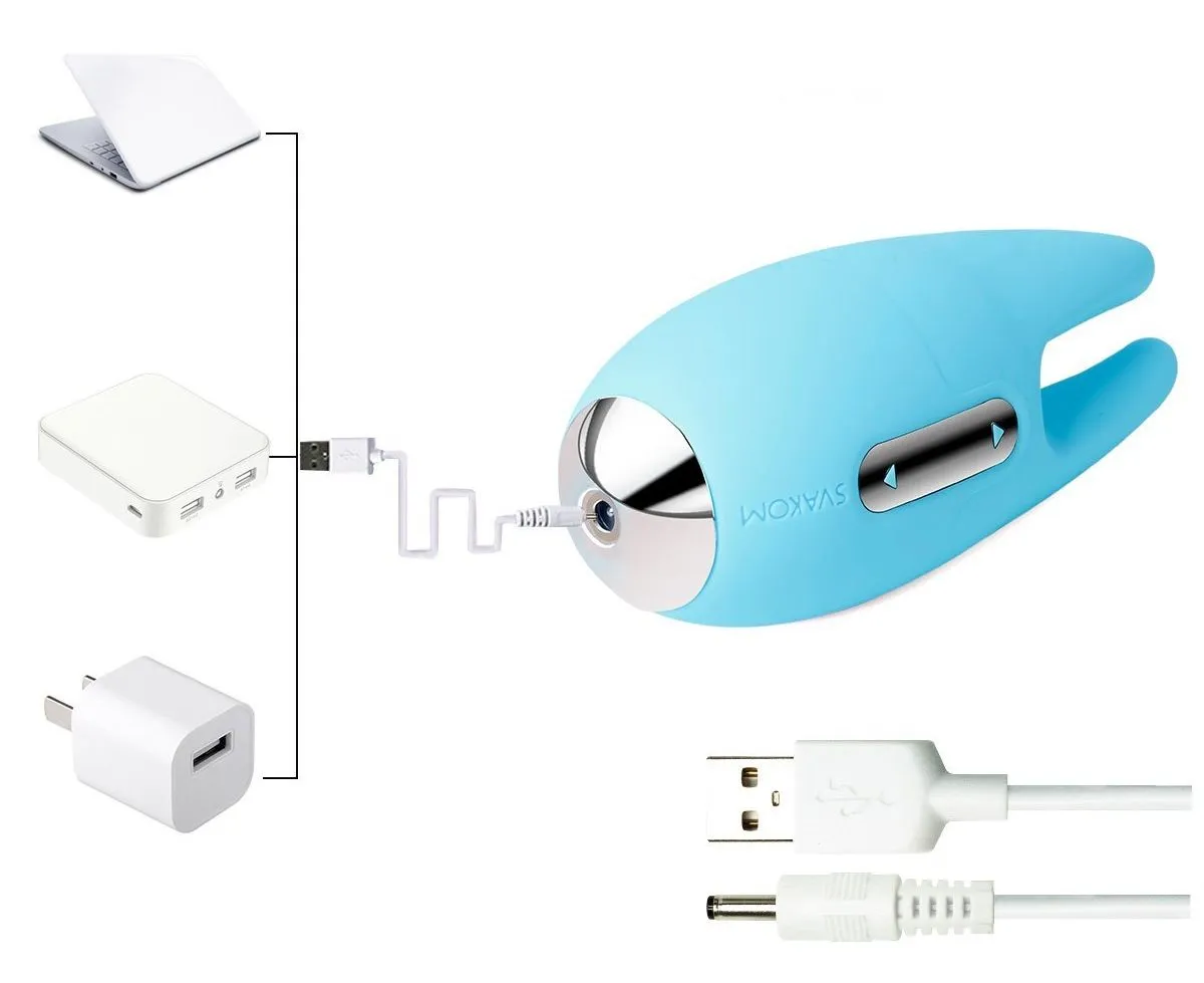 универсальный массажер svakom cookie, голубой в Мурманске