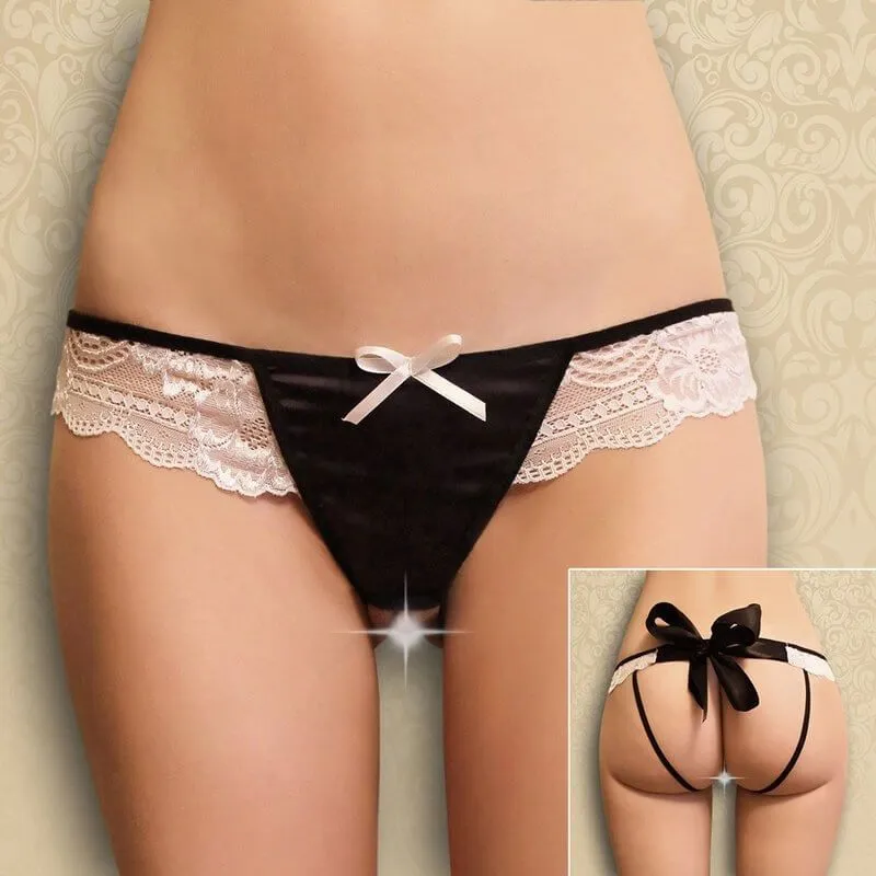 Эротическое стринги контактные flirton с кружевом 2706 в Мурманске