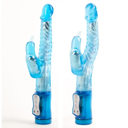 виброкомпьютер синий гнущийся с клиторальной стимуляцией 47051-mm в Мурманске