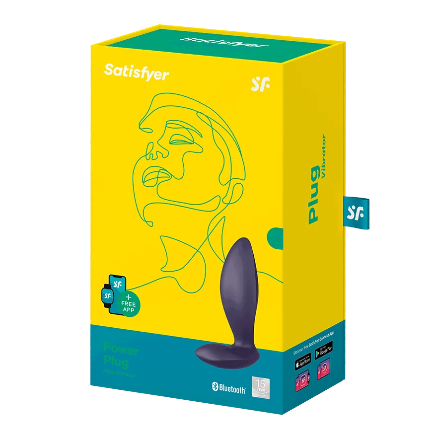 анальная пробка с вибрацией power plug violet 003306sa в Мурманске