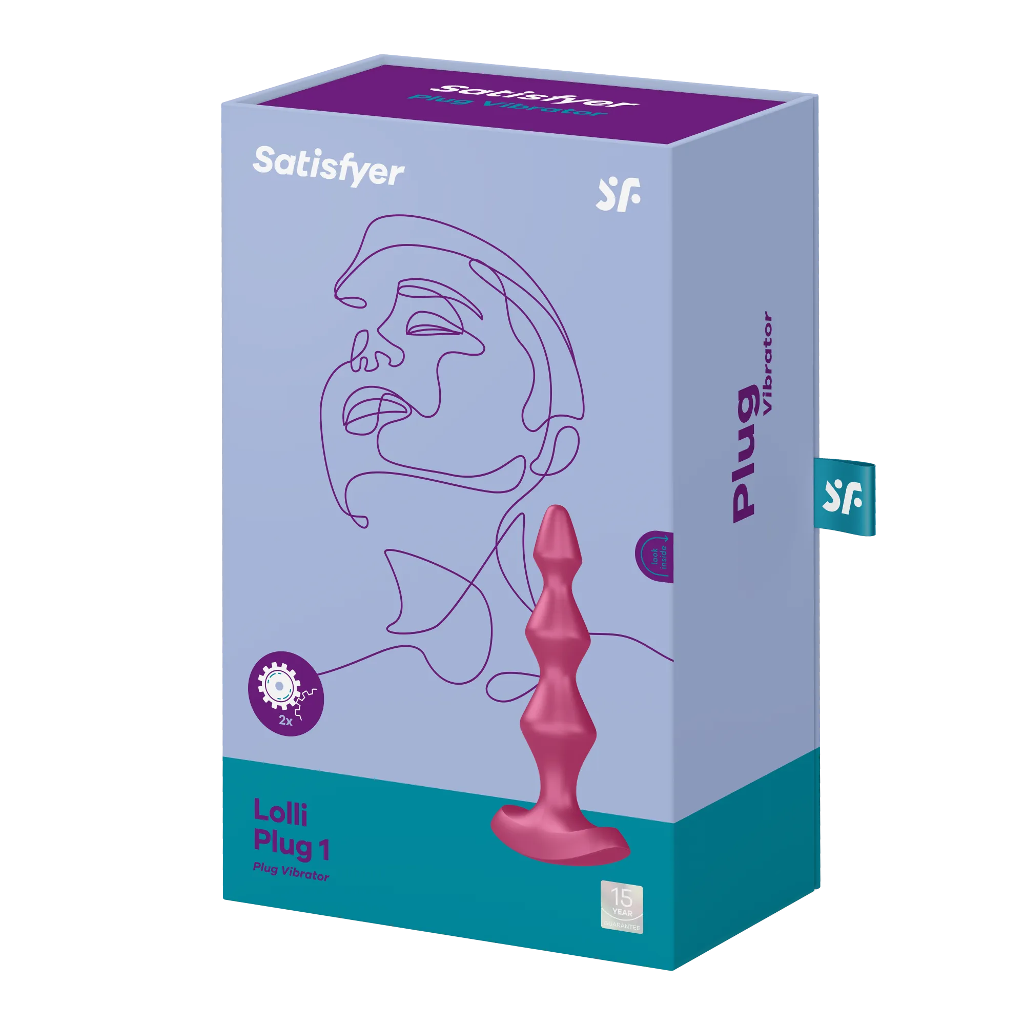 Анальная Пробка с Вибрацией Lolli-Plug 1 Berry 003207SA