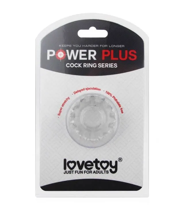 эрекционное кольцо lovetoy power plus 1431, прозрачное в Мурманске