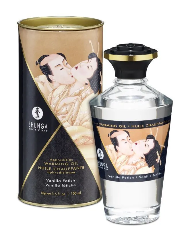 масло массажное съедобное shunga ванильный фетиш, 100 мл в Мурманске