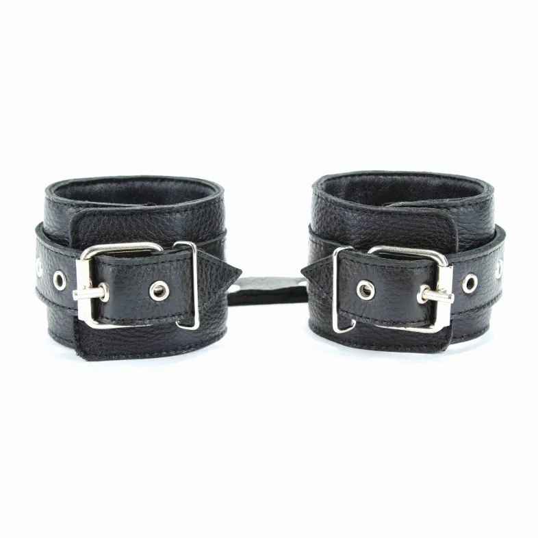 наручники  из кожи с пряжкой 6 см 51007ars в Мурманске