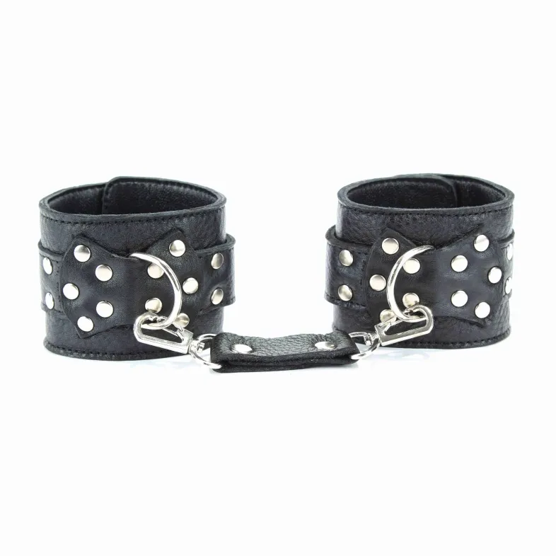 наручники  из кожи с пряжкой 6 см 51007ars в Мурманске