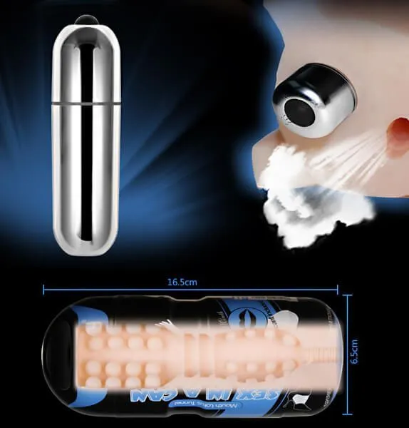 мастурбатор lovetoy sex in a can vibra mouth tunnel, с вибропулей в Мурманске