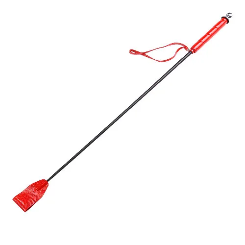 стек красный с деревянной рукоятью и шлепком на конце, общая длина 70 см 3030-2 в Мурманске