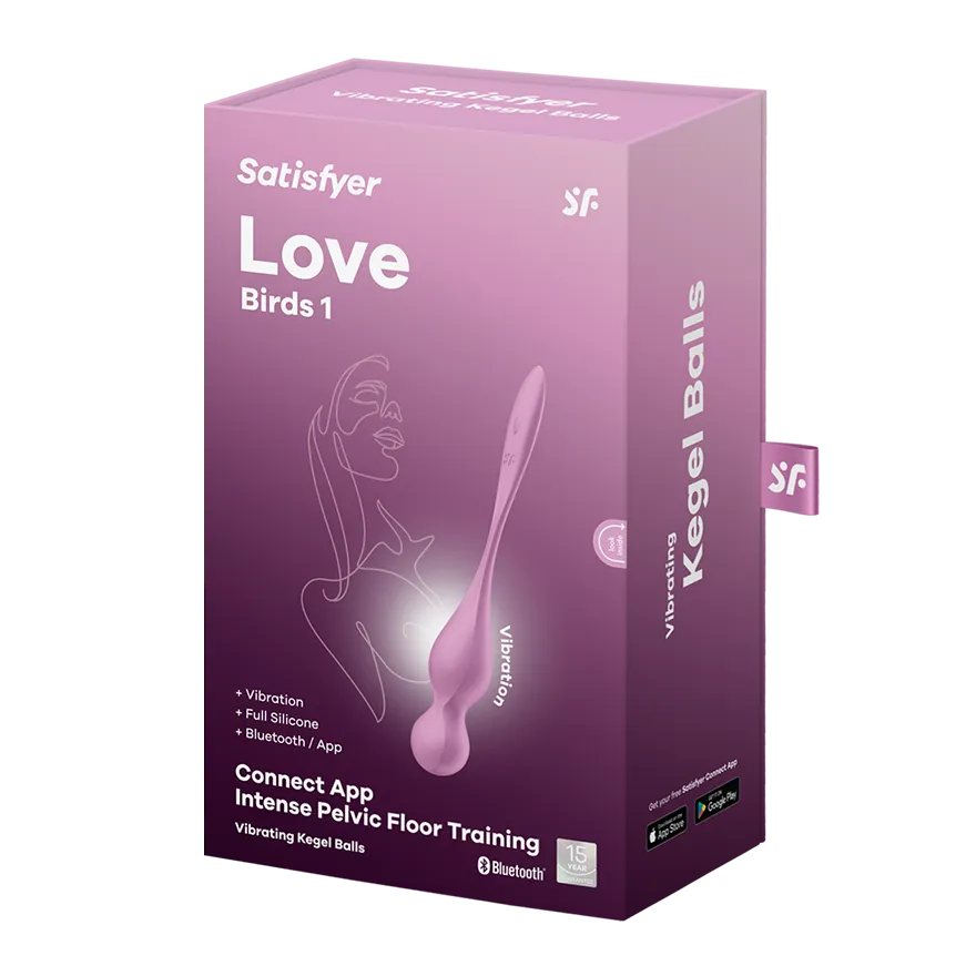 вагинальные шарики с вибрацией satisfyer love birds 1 pink 002927sa в Мурманске