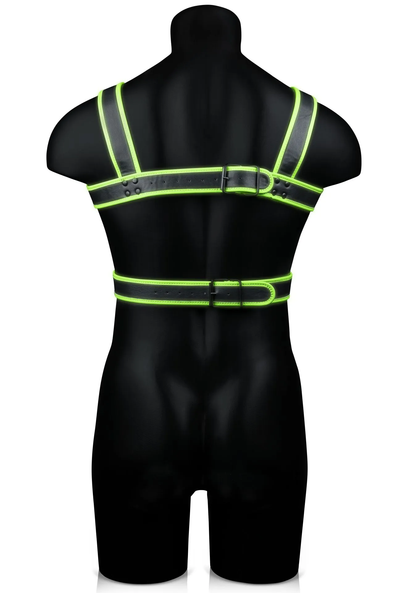 портупея body harness - glow in the dark (s/m) в Мурманске