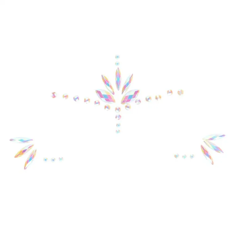 декоративное украшение (камни) на клеевой основе body jewelry stickers - face - glow in the dark - o в Мурманске