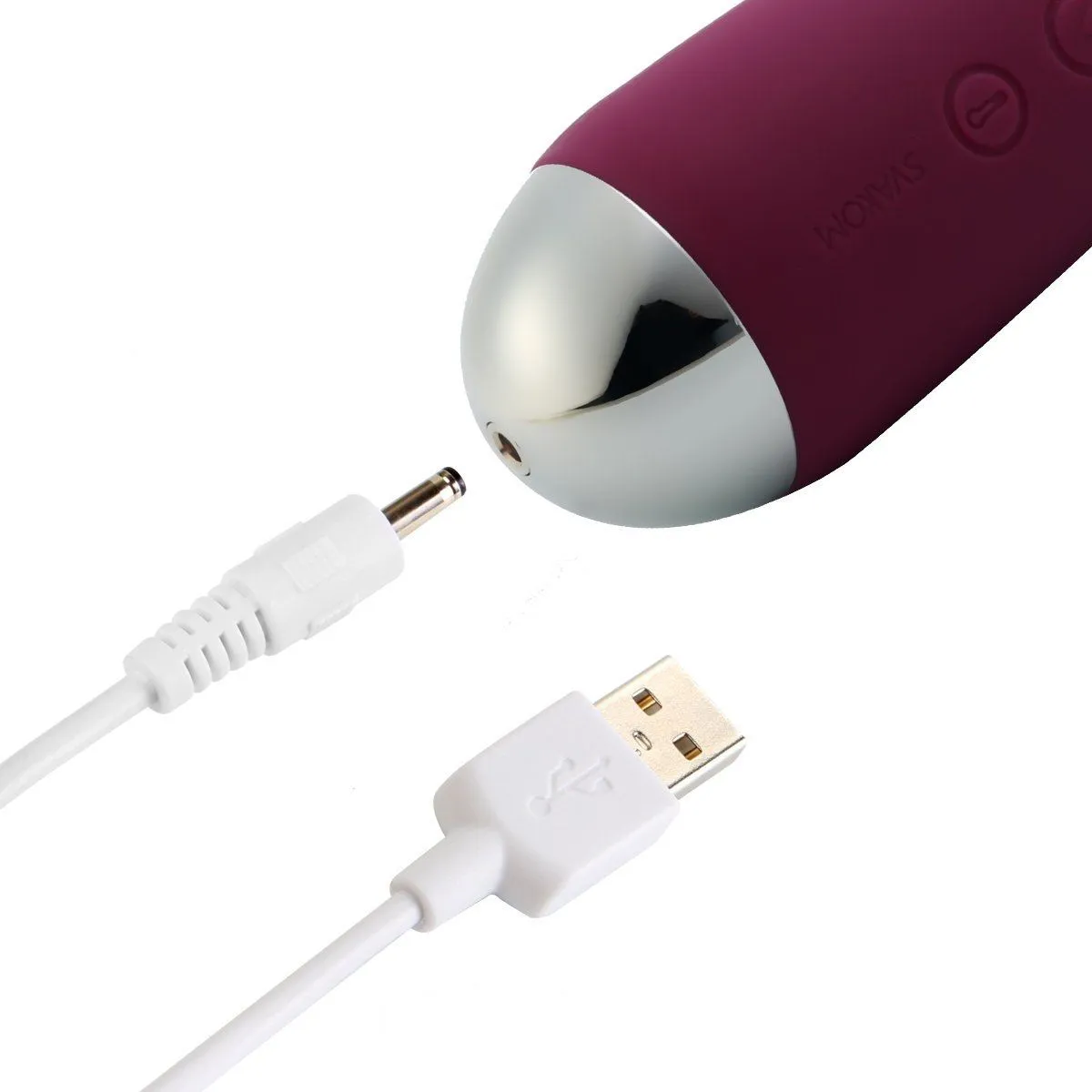 универсальный массажер с насадкой svakom emma, фиолетовый в Мурманске