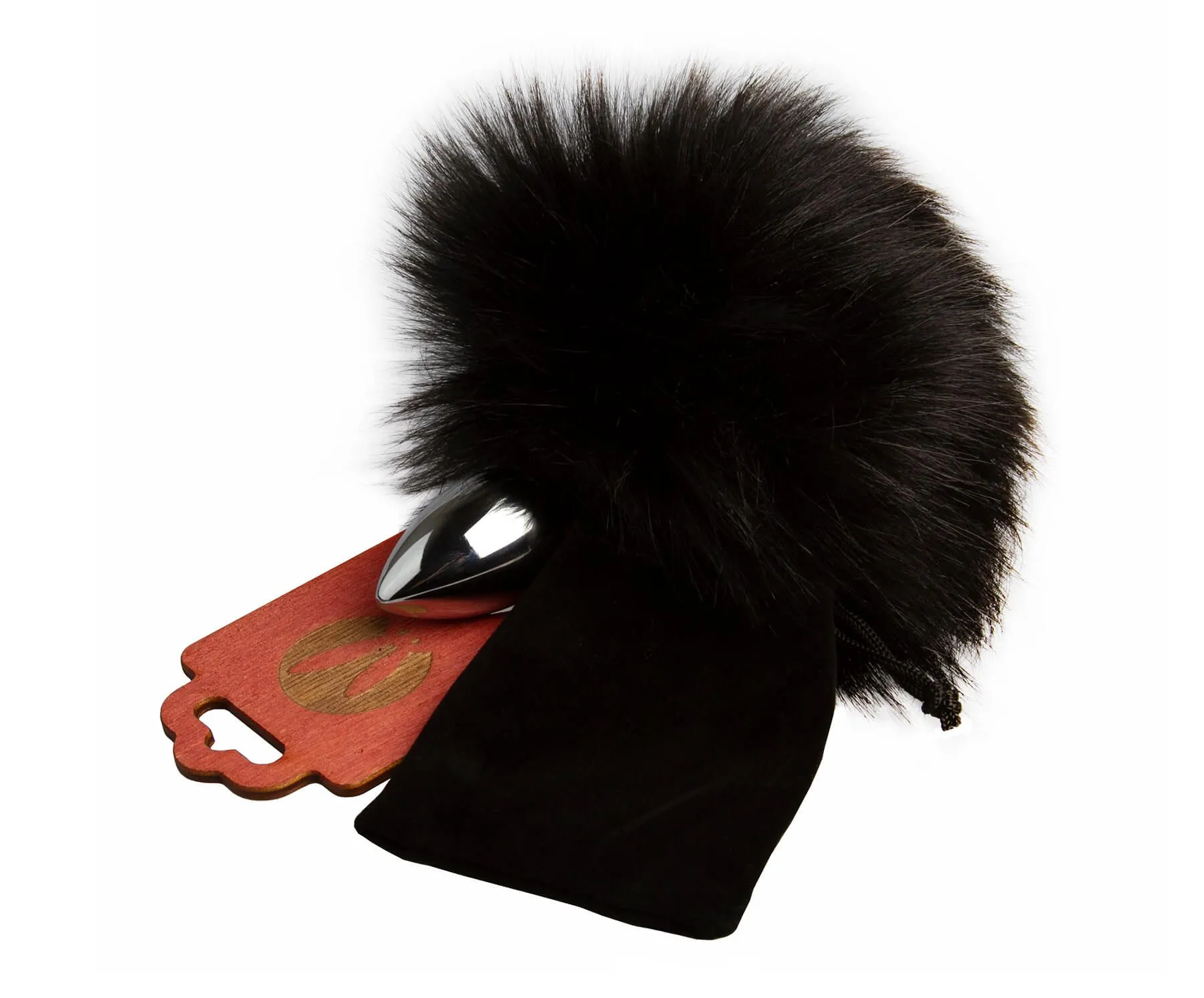 анальная пробка pinkrabbit с хвостом кролика, черная в Мурманске