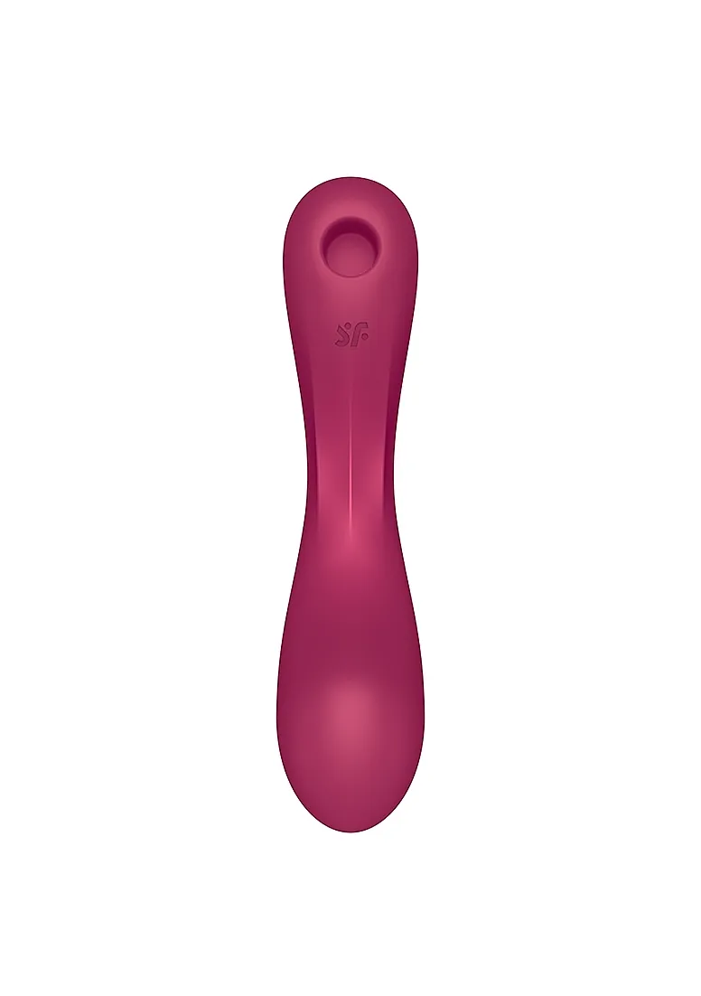 вибромассажер curvy trinity 1, красный в Мурманске