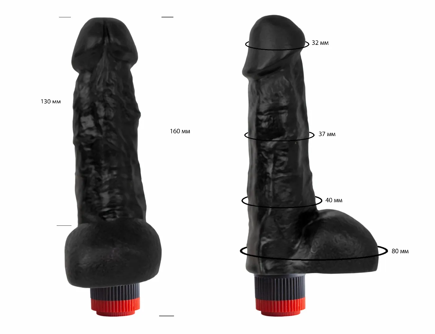 вибромассажер черный  411200ru в Мурманске