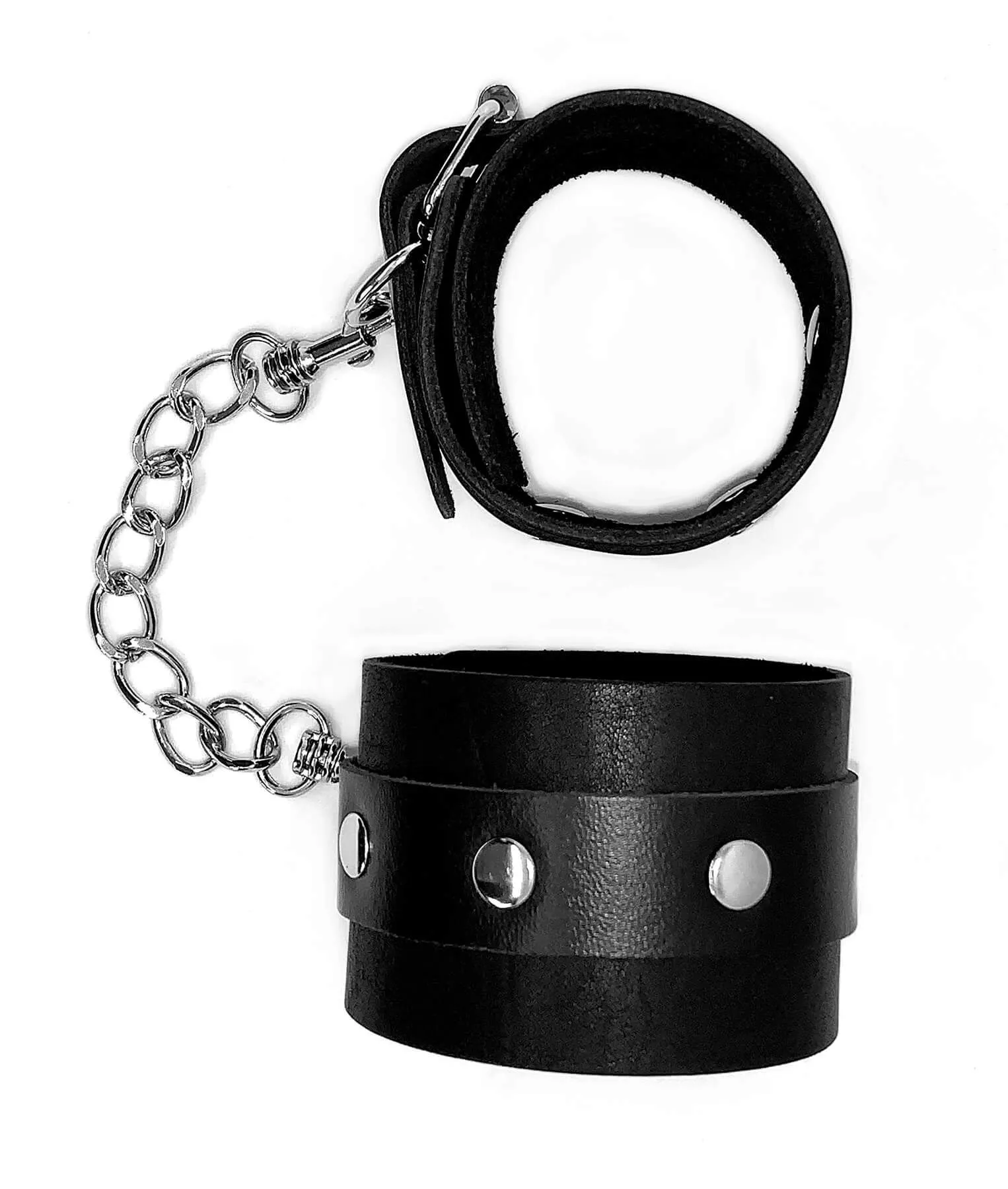 наручники декоративные с клёпками i sexy жесткое подчинение s, черные в Мурманске