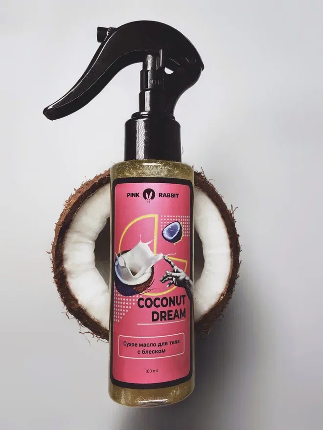 масло сухое с шиммером для тела “coconut dream”, 100 мл в Мурманске