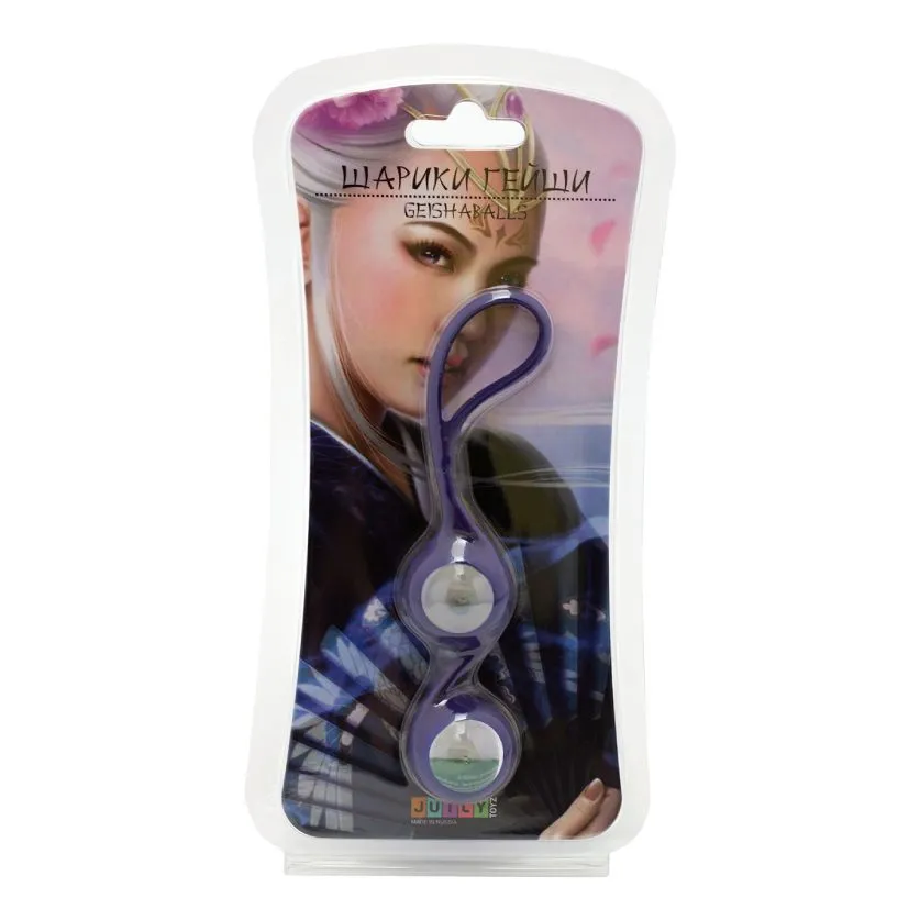 вагинальные шарики pinkrabbit toyz, 19мм, фиолетовые в Мурманске