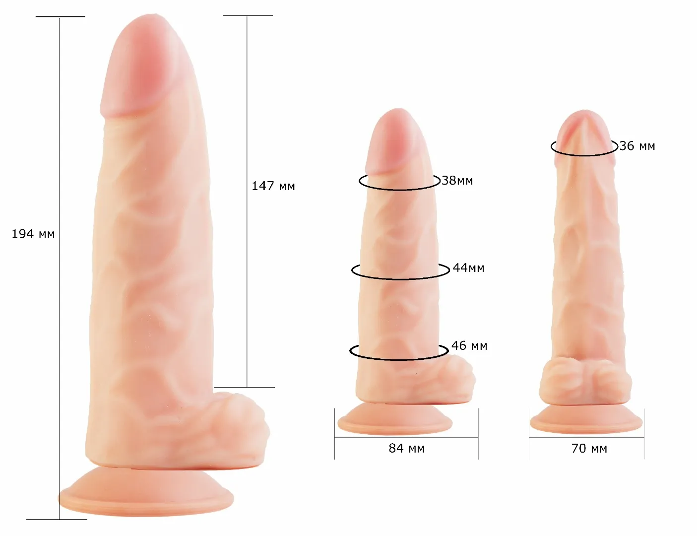 фаллоимитатор на присоске кибер-кожа 811400ru в Мурманске