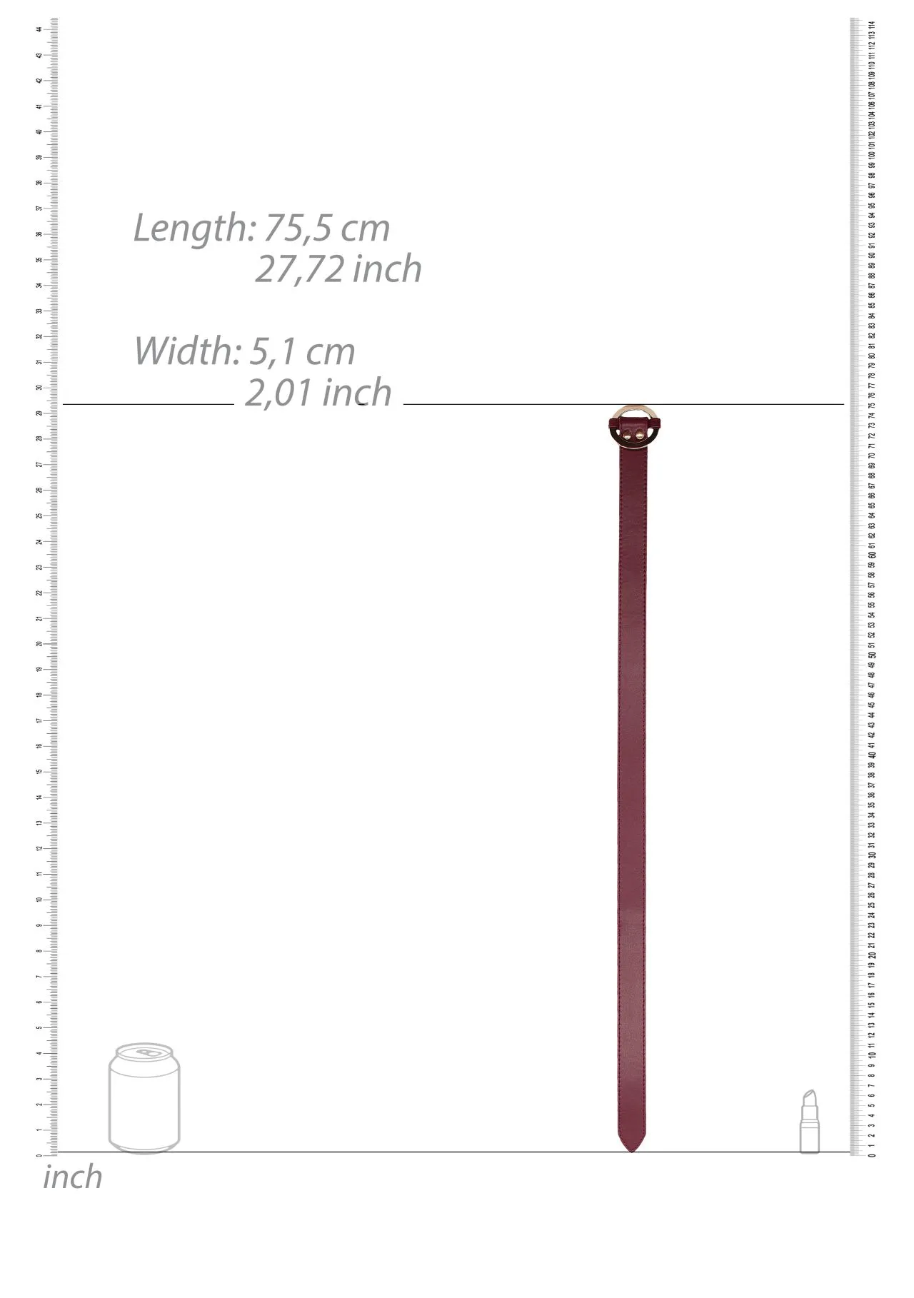 оковы на ноги  ouch ouch! - thigh cuffs - burgundy в Мурманске