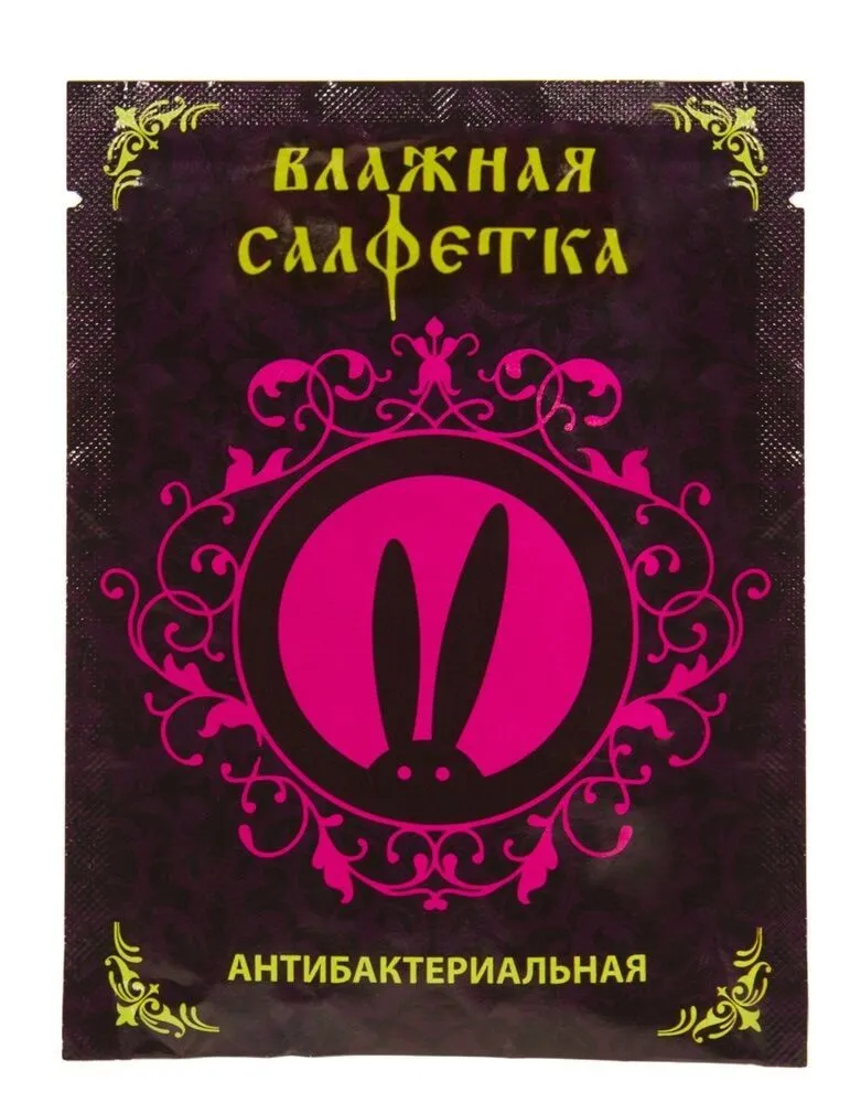 Влажная салфетка Lapin Rose, антибактериальная