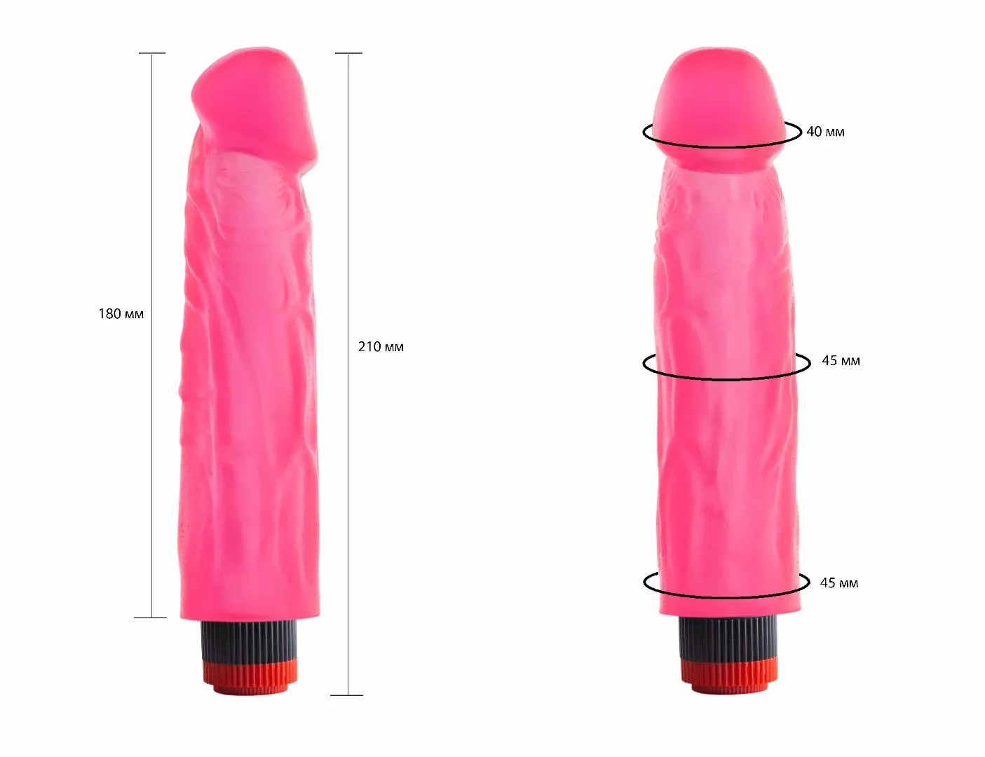 вибромассажер гелевый розовый 227400ru в Мурманске