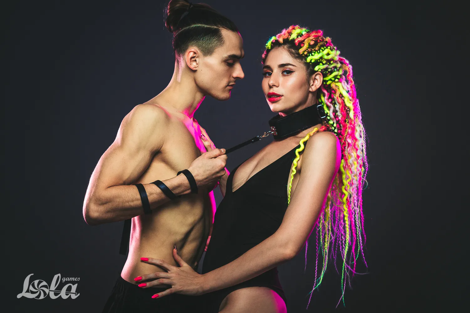 ошейник party hard circus black 1085-01lola в Мурманске