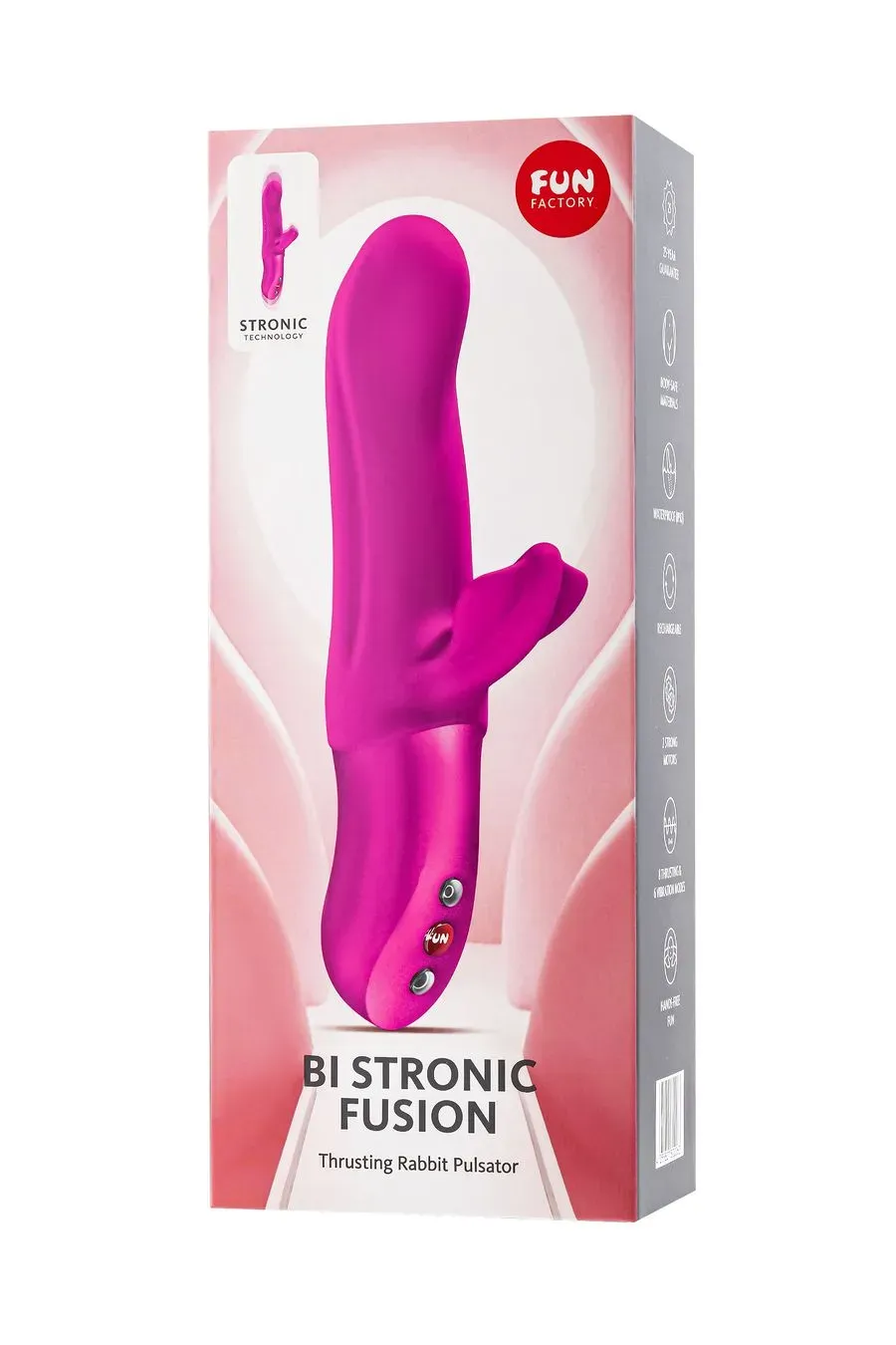 пульсатор fun factory bi stronic fusion, розовый в Мурманске