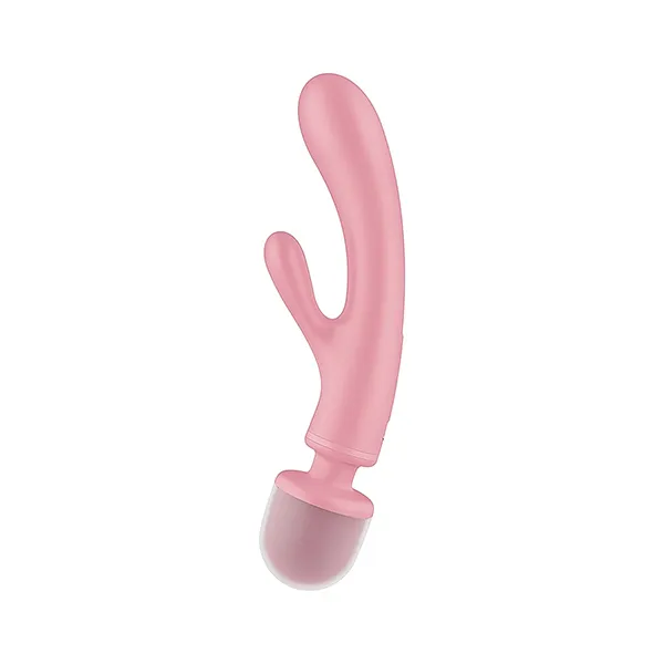 универсальный массажер ванд-кролик satisfyer triple lover, розовый в Мурманске