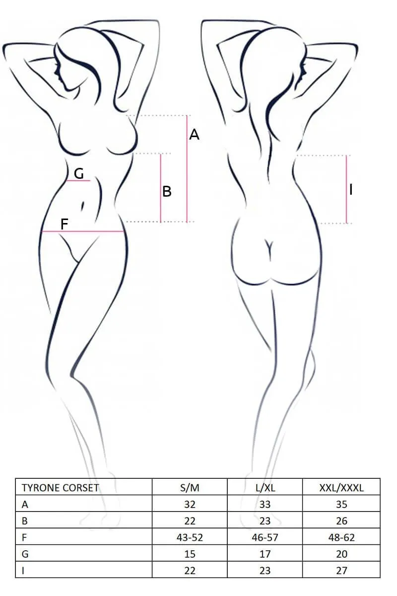 Эротическое корсет lapin rose tyrone черный, s-m в Мурманске