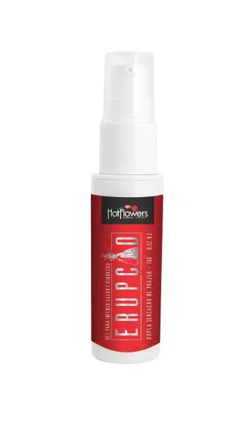 Клиторальный гель ERUPTION с согревающе-покалывающим эффектом и вибрацией