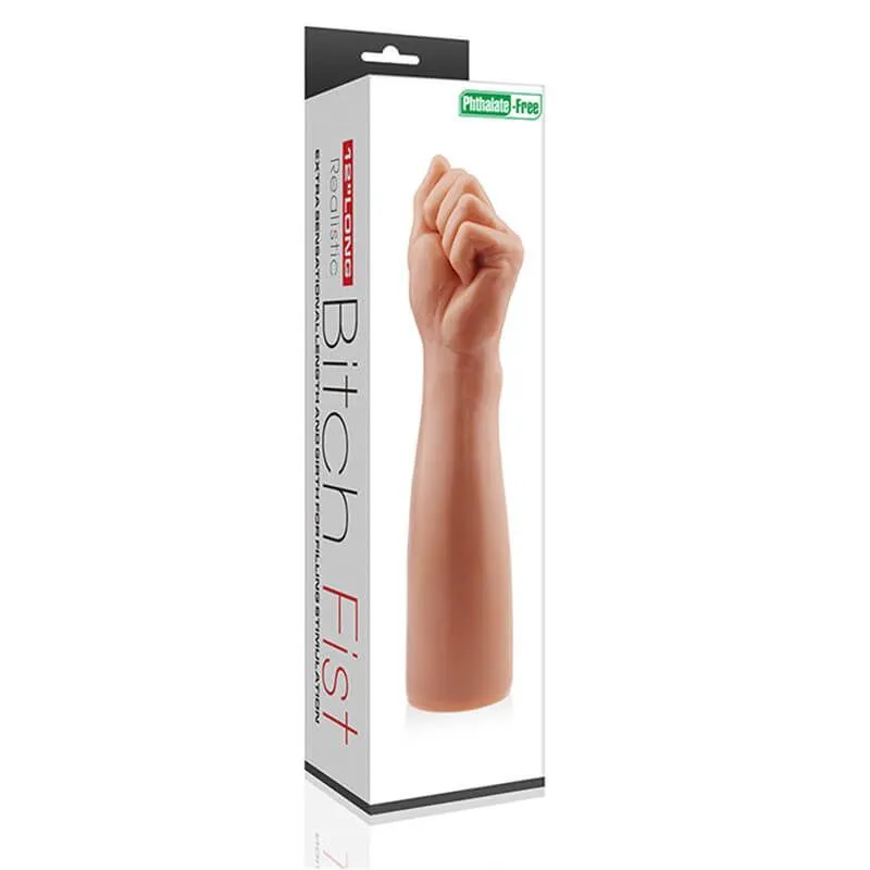 кулак для фистинга lovetoy king size realistic bitch fist, телесный в Мурманске