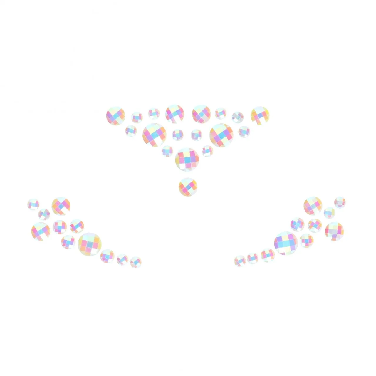 декоративное украшение (камни) на клеевой основе body jewelry stickers - face - glow in the dark - o в Мурманске