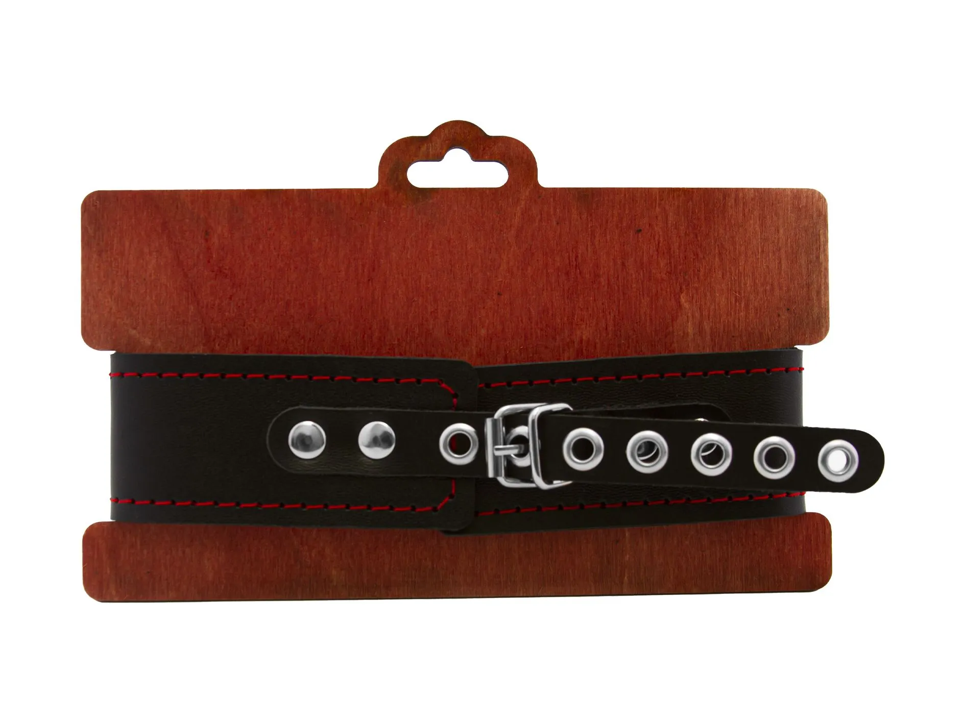 ошейник pinkrabbit двухслойный, с красной строчкой в Мурманске