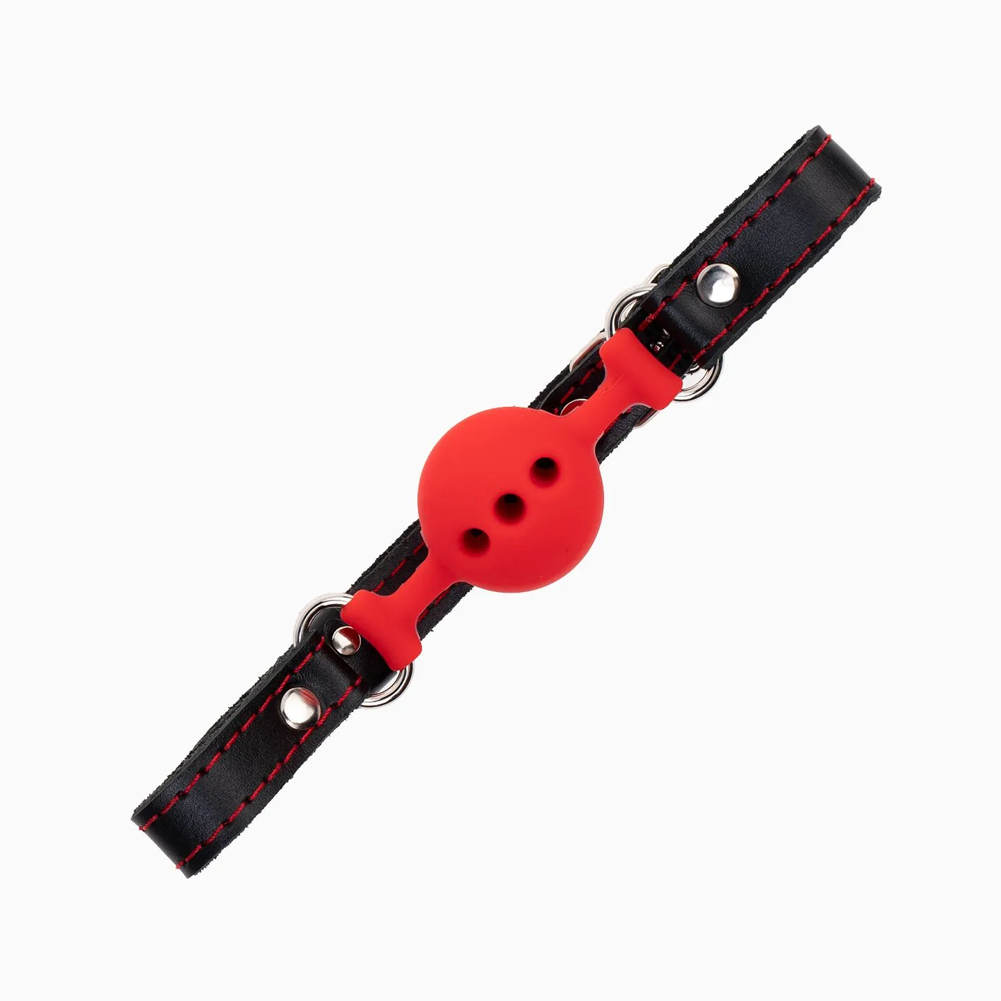 кляп pink rabbit с красным силиконовым шариком (красная строчка) в Мурманске