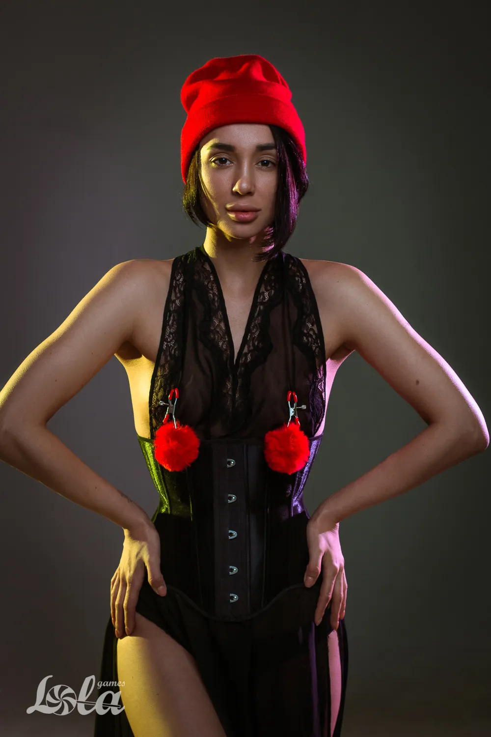 зажимы на cоски party hard angelic red 1140-03lola в Мурманске