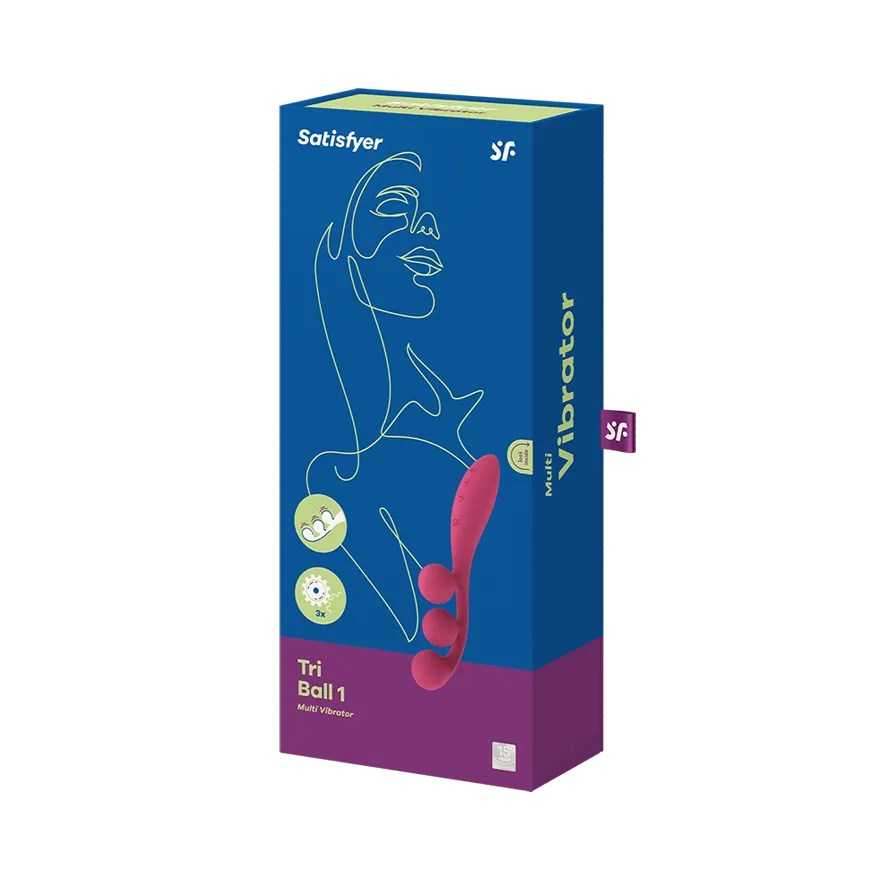 мульти-вибратор satisfyer tri ball 1 red 018263sa в Мурманске