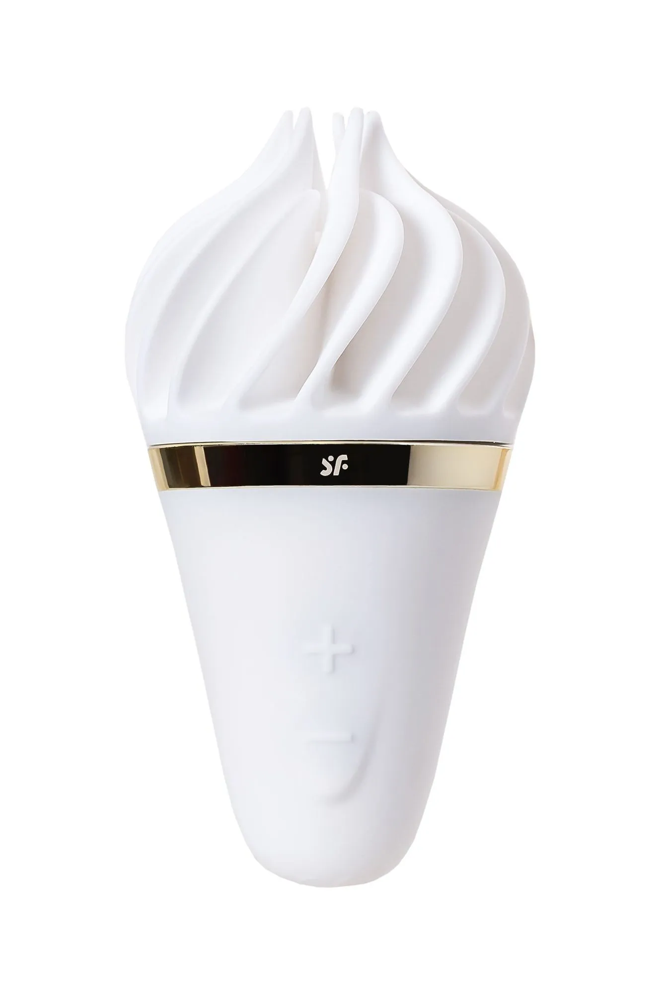 вибромассажер satisfyer layons sweet treat, силикон, белый, 10,4 см. в Мурманске